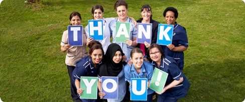 Thank you from NHS staff